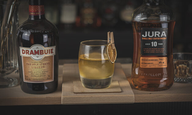 Rusty Nail: Honig Whisky Likör und Scotch