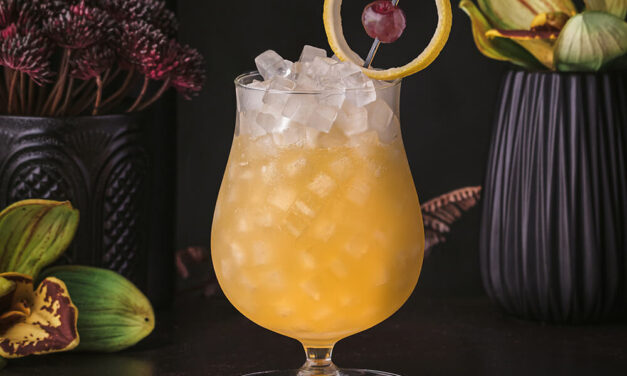 Saturn Cocktail – Tiki with Gin & Passion Fruit