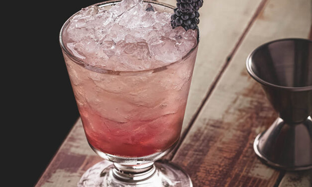 Bramble: Modern-Classic Cocktail mit Gin und Brombeere
