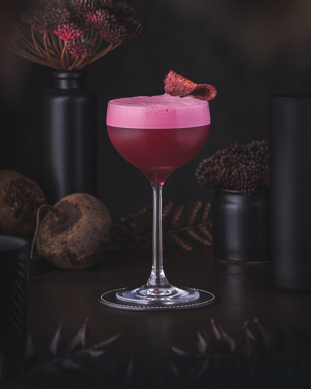 Roman Sour – Beet in a cocktail