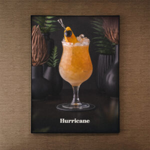 Hurricane Cocktail Poster